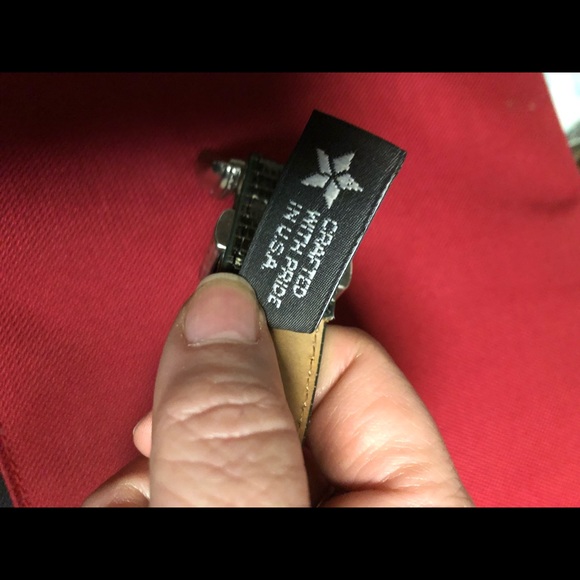 Brighton Lattice Patterned Metal & Leather Belt- 485 $25 or $20 w/offer - Picture 4 of 7